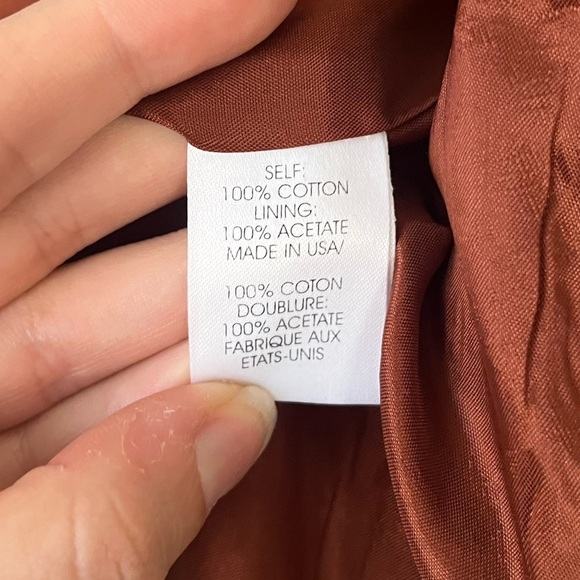 Vintage Nanette Lepore Brown White Atomic Embroidered Retro Jacket Women Size 6 - Picture 9 of 16